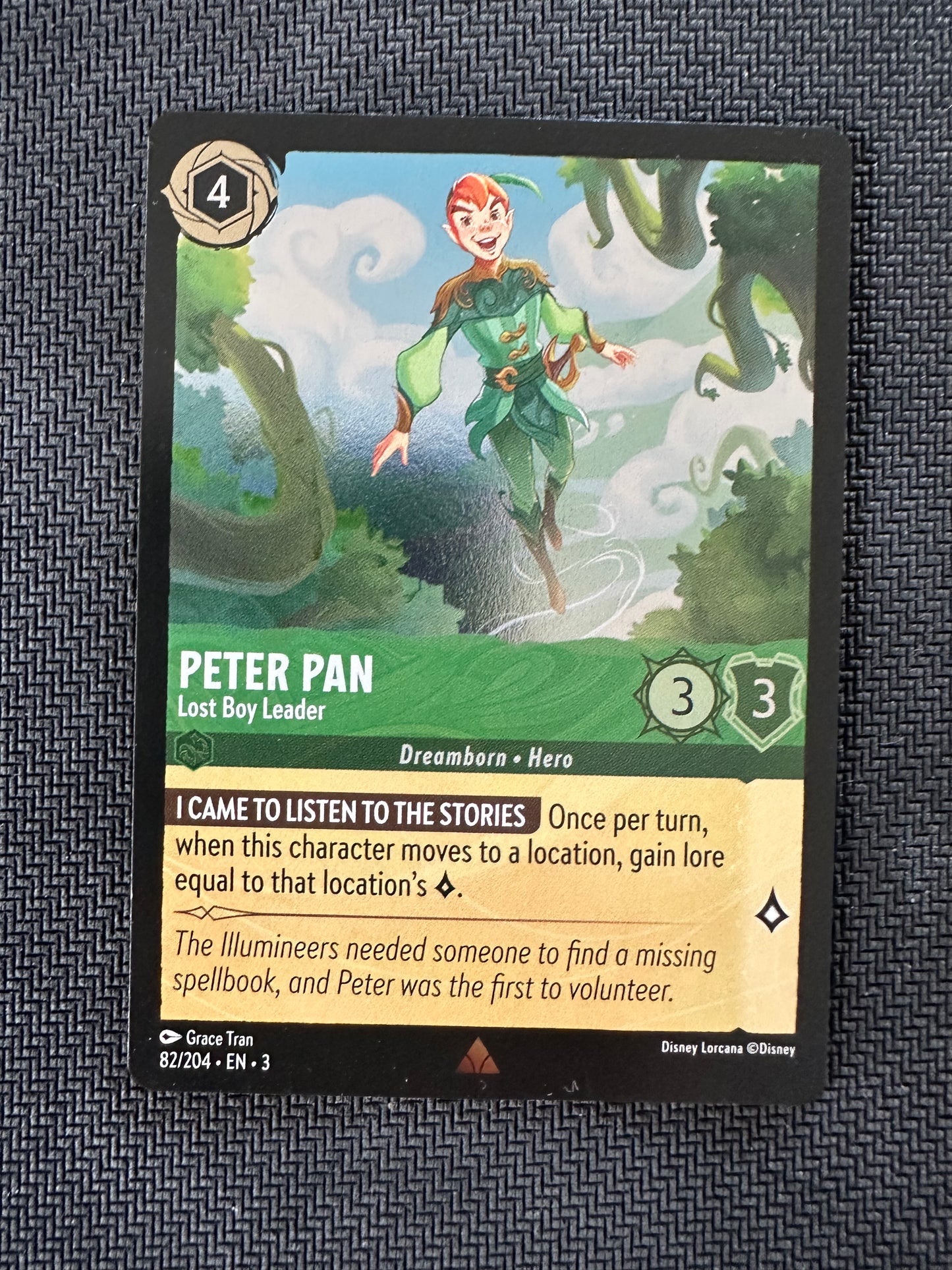 #82 Peter Pan Foil Disney Lorcana Into the Inklands