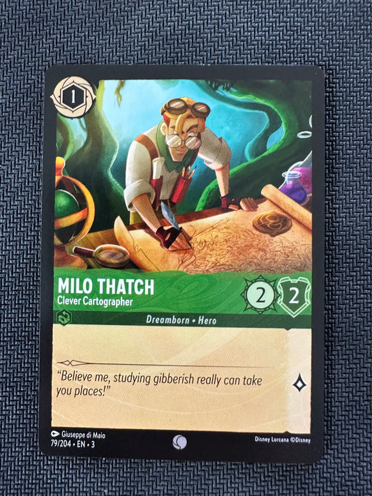 #79 Milo Thatch Disney Lorcana Into the Inklands