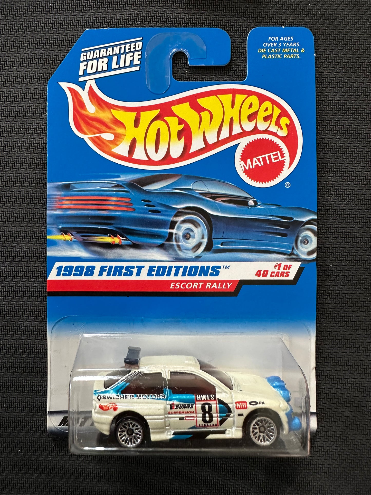 Escort Rally #1 of 40 Cars Hot Wheels