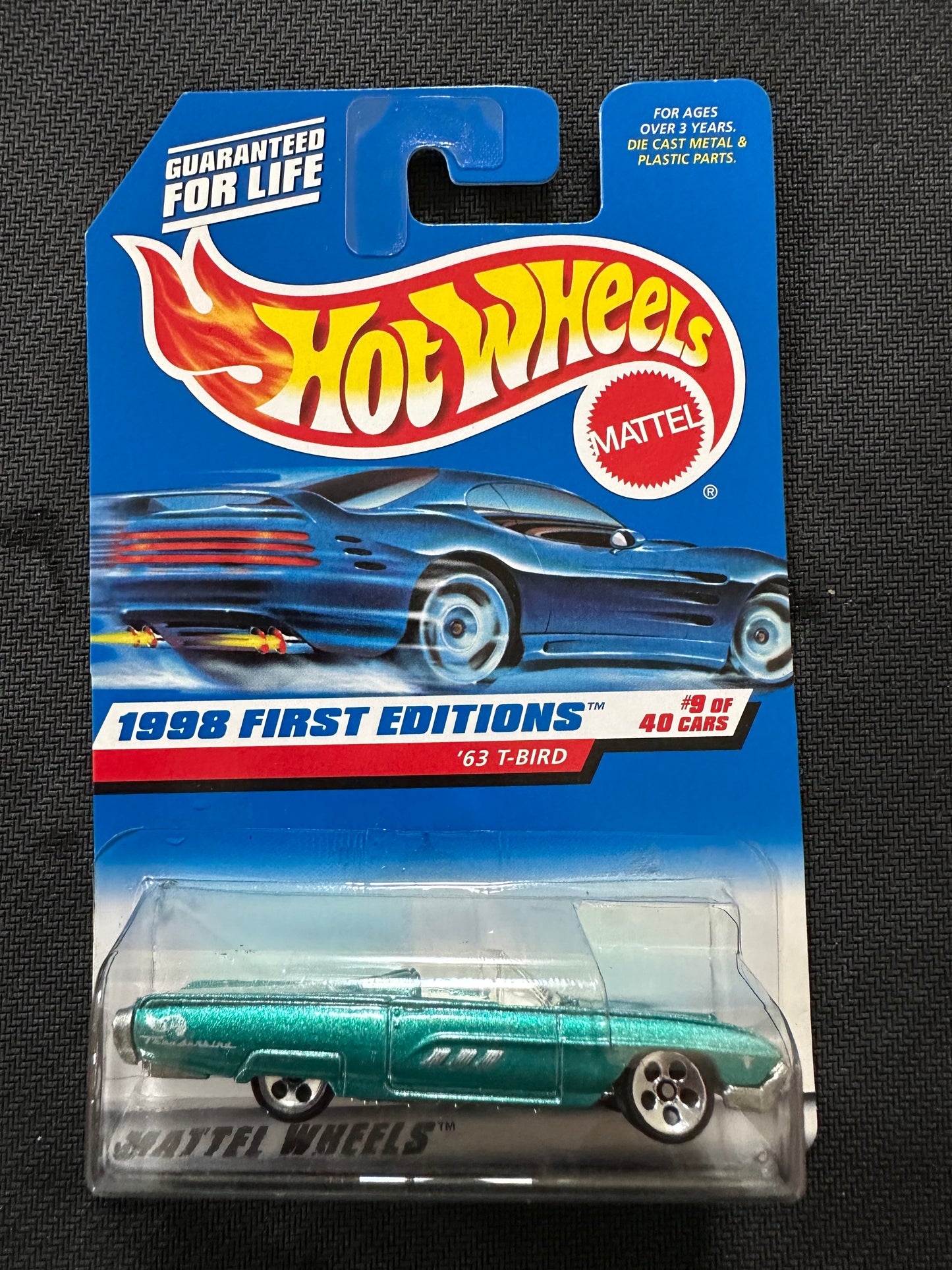 '63 T-Bird #9 of 40 Cars Hot Wheels