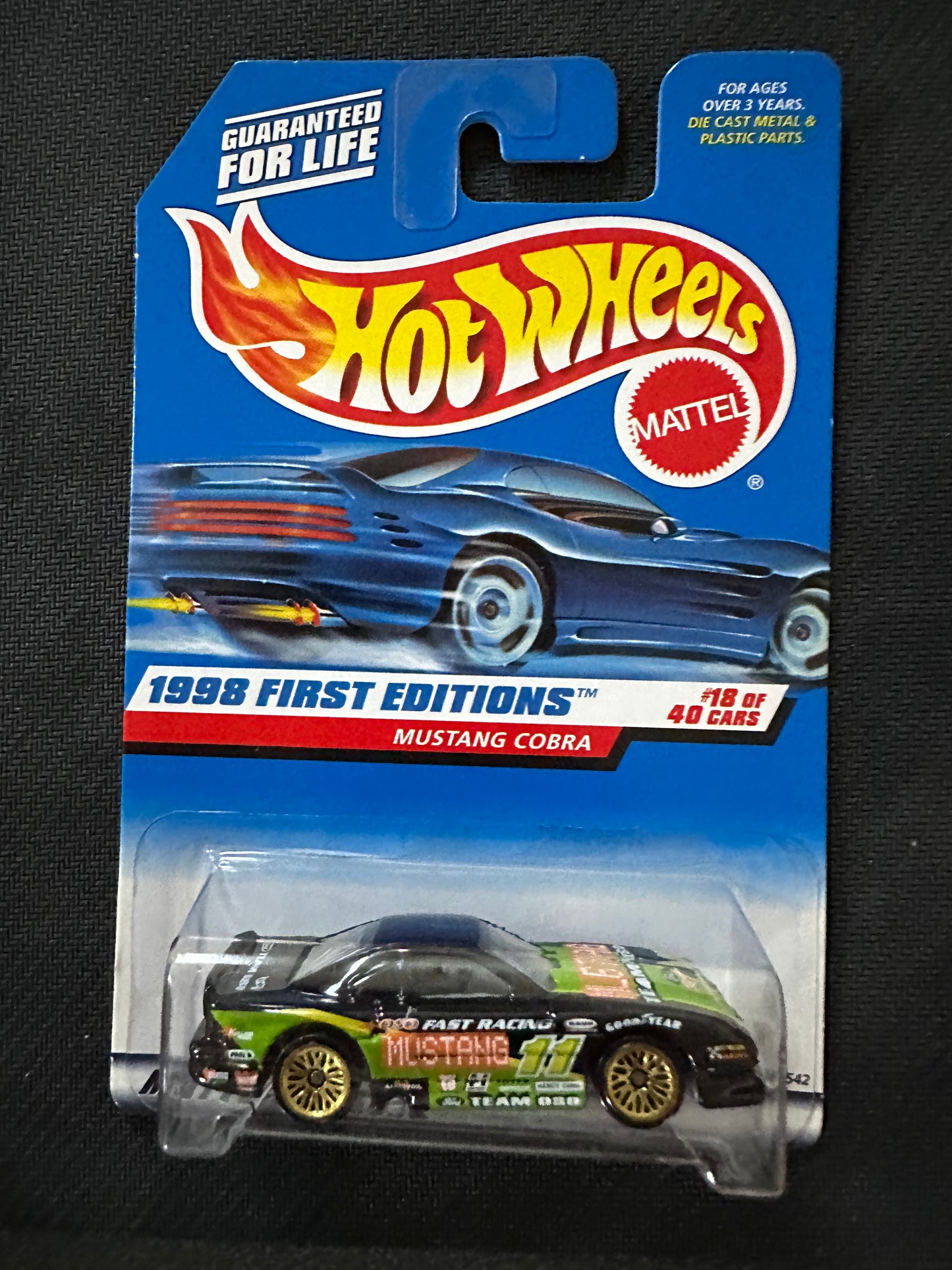 Mustang Cobra #18 of 40 Cars Hot Wheels