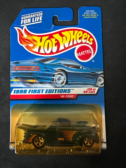 '40 Ford #20 of 40 Cars Hot Wheels