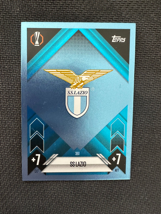 SS Lazio Team Badge Alternate #361 Match Attax 24/25