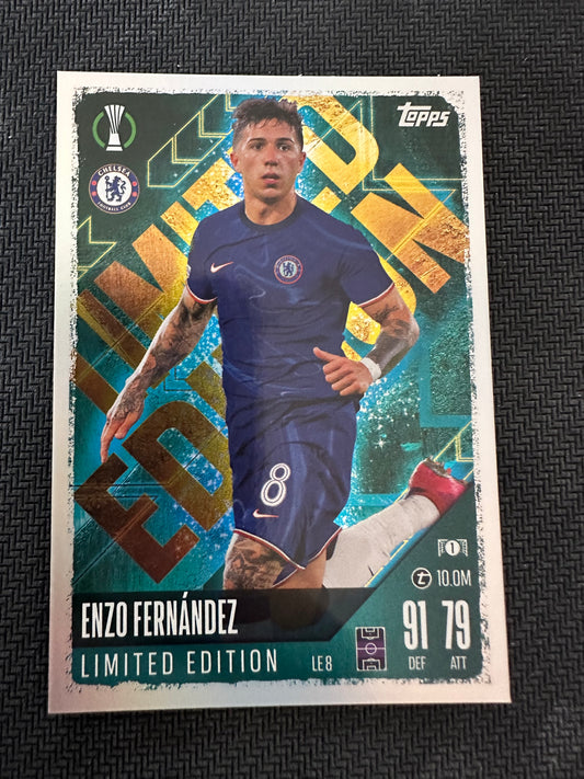 Enzo Fernandez #LE8 Match Attax 24/25