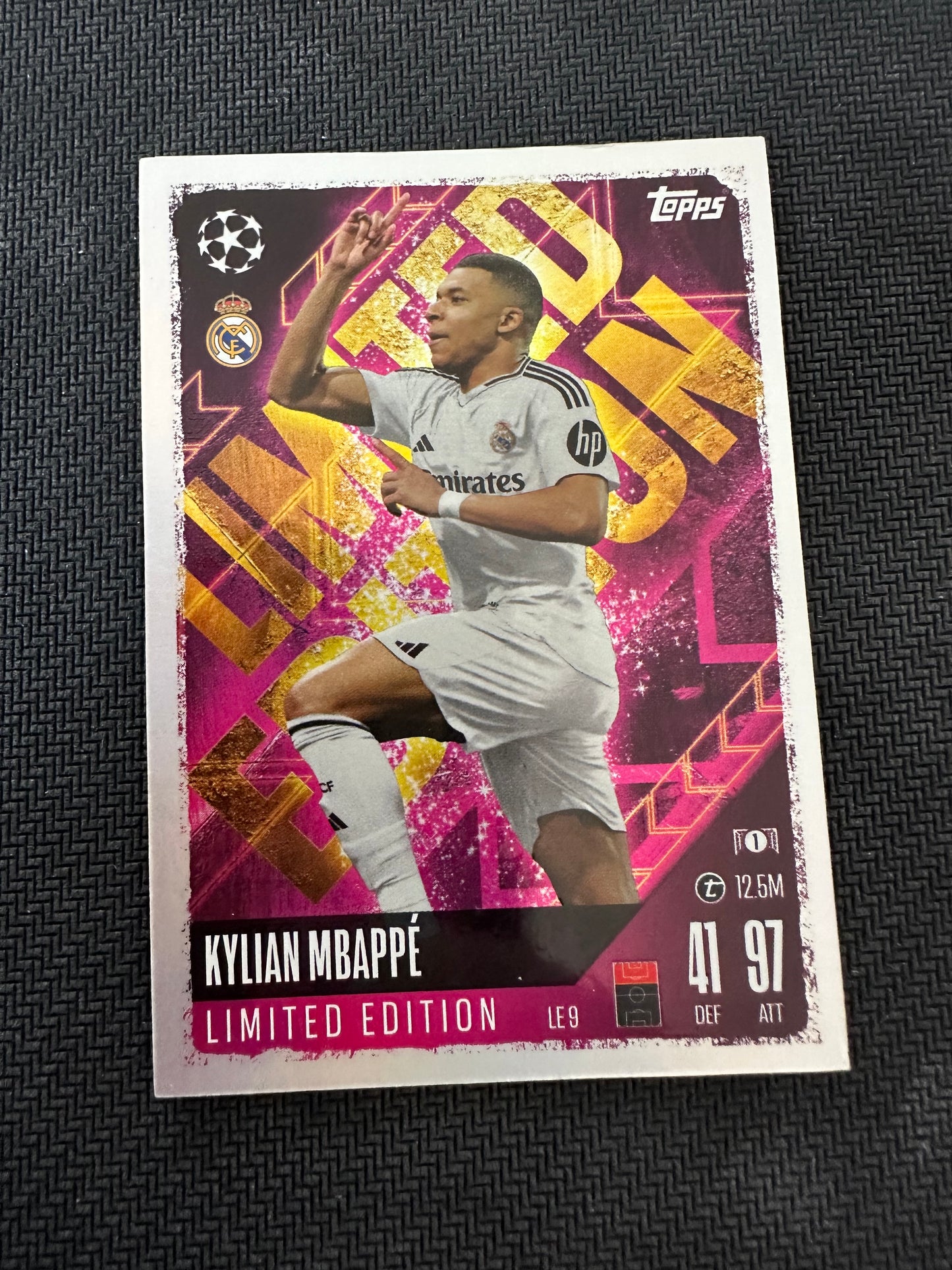 Kylian Mbappe #LE9 Match Attax 24/25