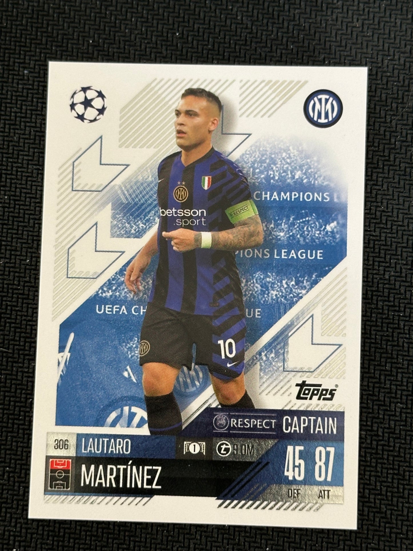 Lautaro Martinez #306 Match Attax 24/25