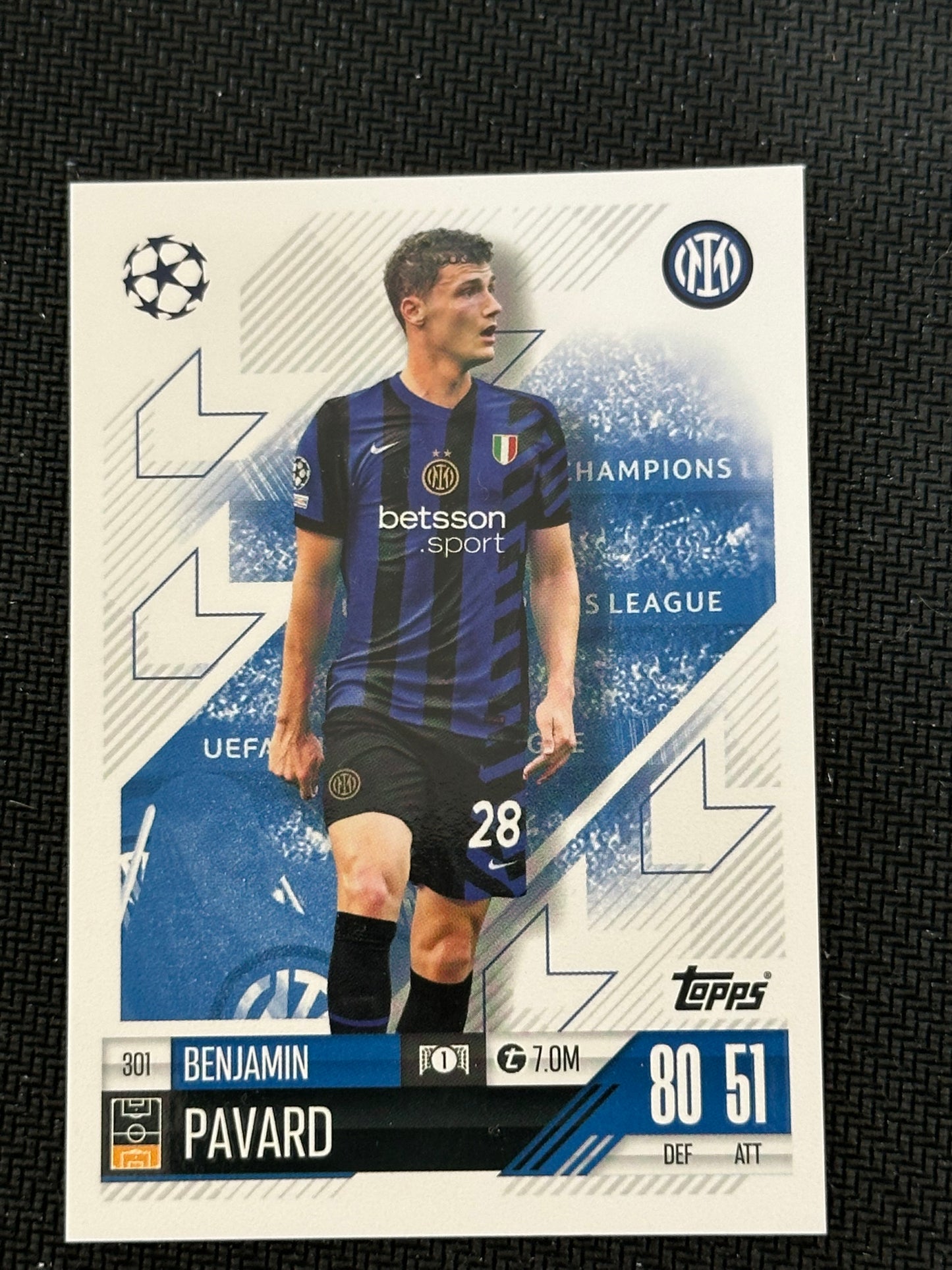 Benjamin Pavard #301 Match Attax 24/25