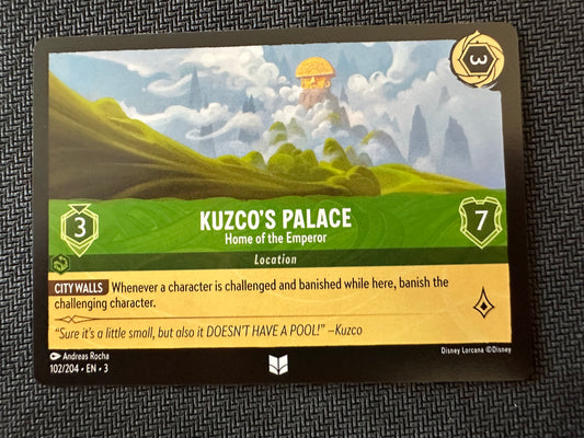 #102 Kuzco's Palace Disney Lorcana Into the Inklands