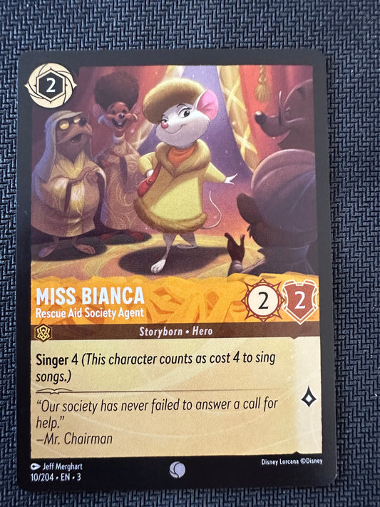 #10 Miss Bianca Disney Lorcana Into the Inklands