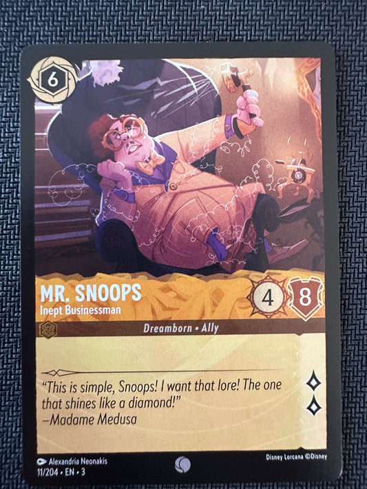 #11 Mr Snoops Foil Disney Lorcana Into the Inklands