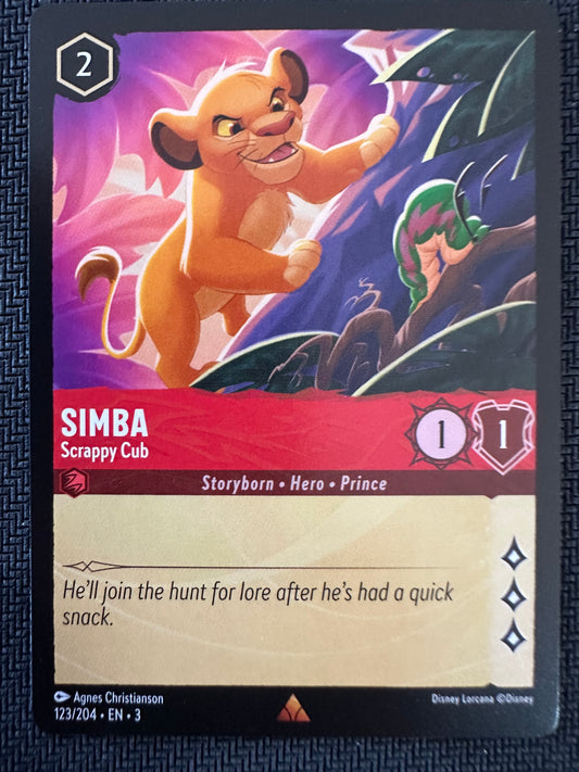 #123 Simba Disney Lorcana Into the Inklands