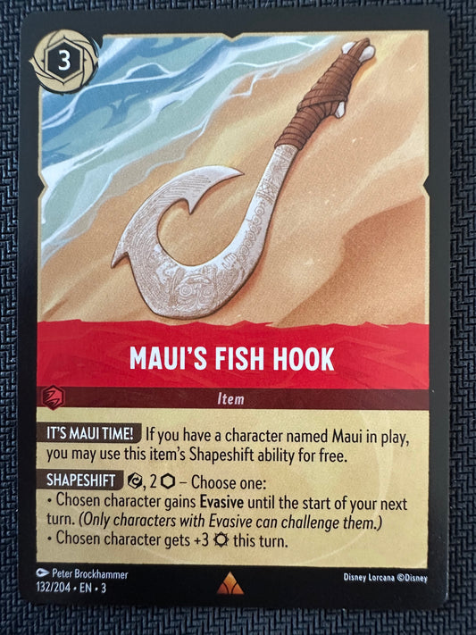 #132 Maui's Fish Hook Disney Lorcana Into the Inklands