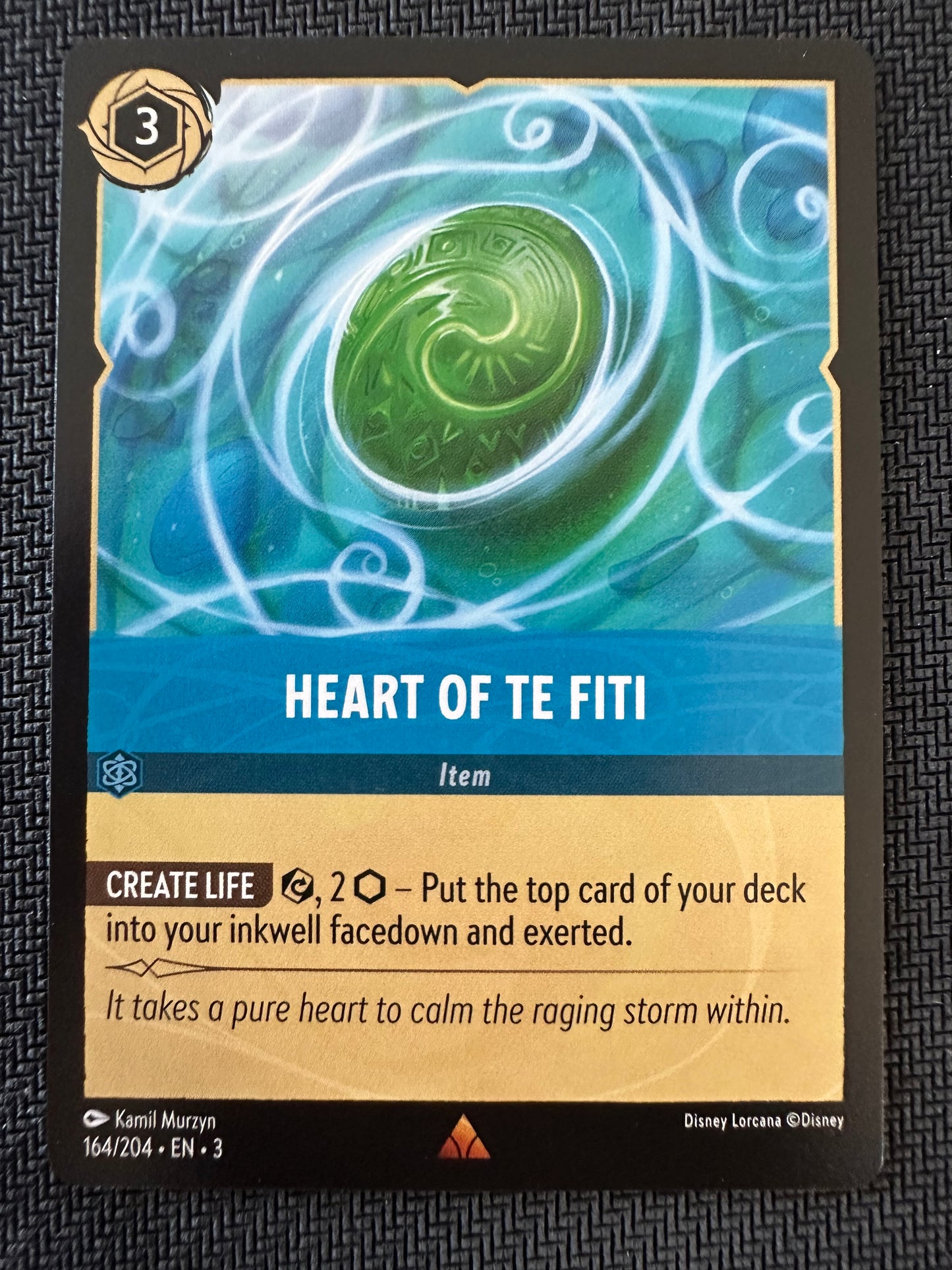 #164 Heart of Te Fiti Disney Lorcana Into the Inklands