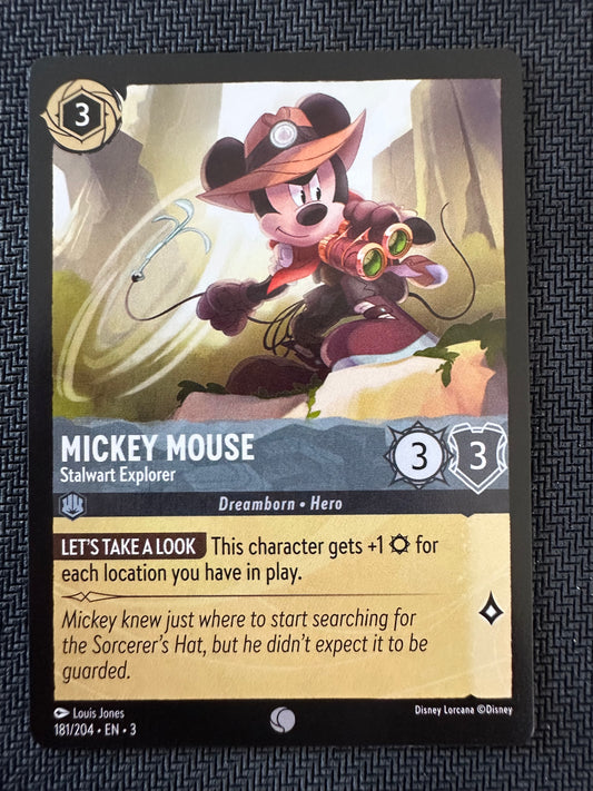 #181 Mickey Mouse Disney Lorcana Into the Inklands