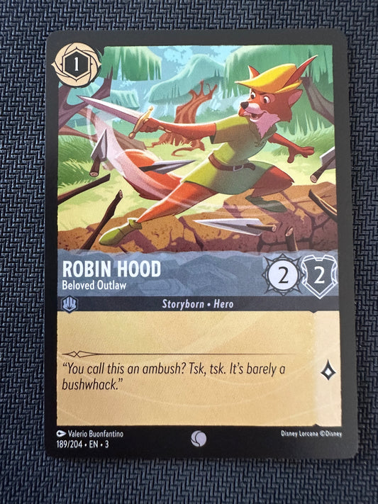 #189 Robin Hood Disney Lorcana Into the Inklands