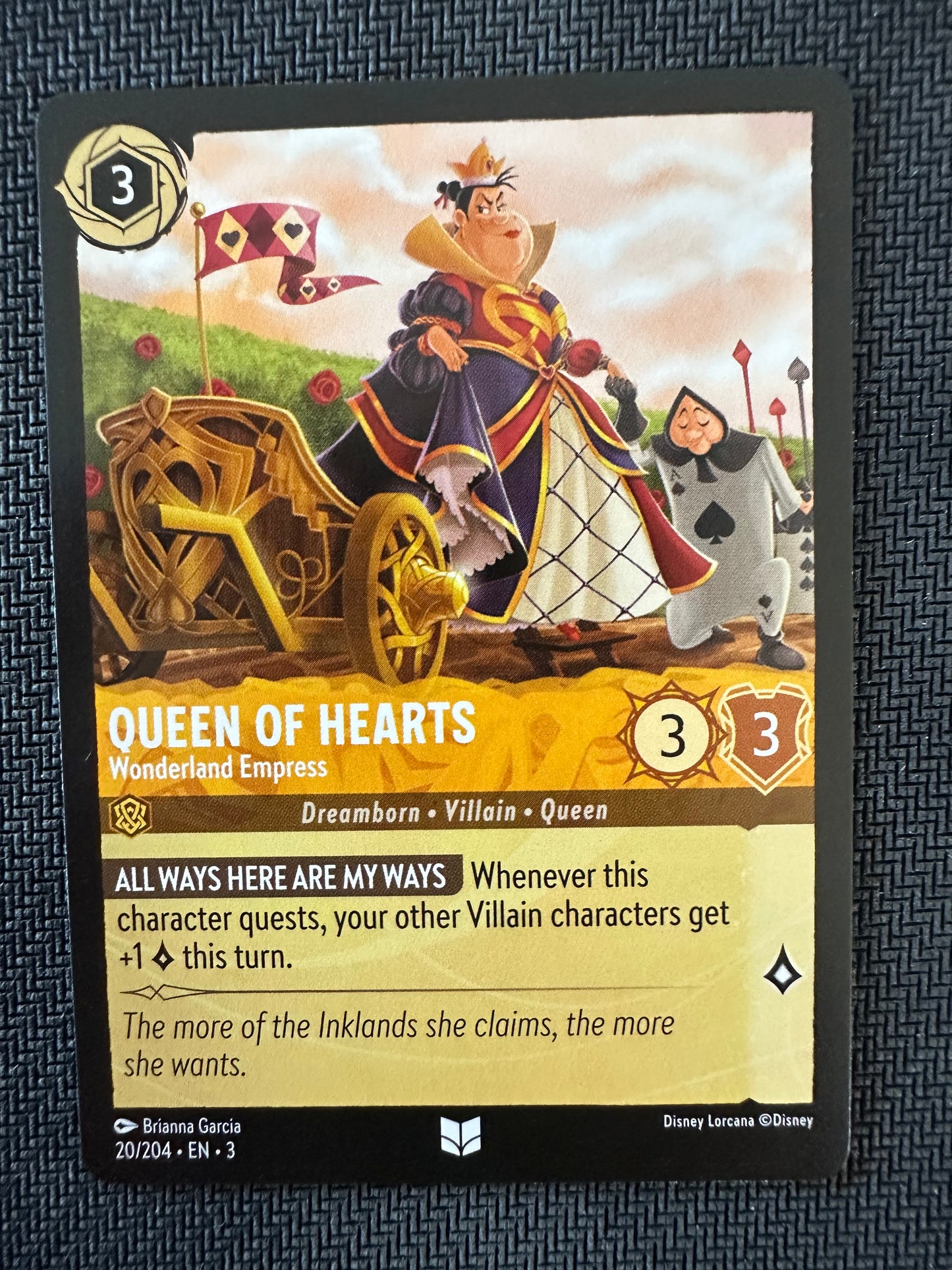 #20 Queen of Hearts Disney Lorcana Into the Inklands