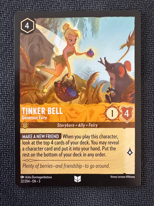 #22 Tinker Bell Disney Lorcana Into the Inklands