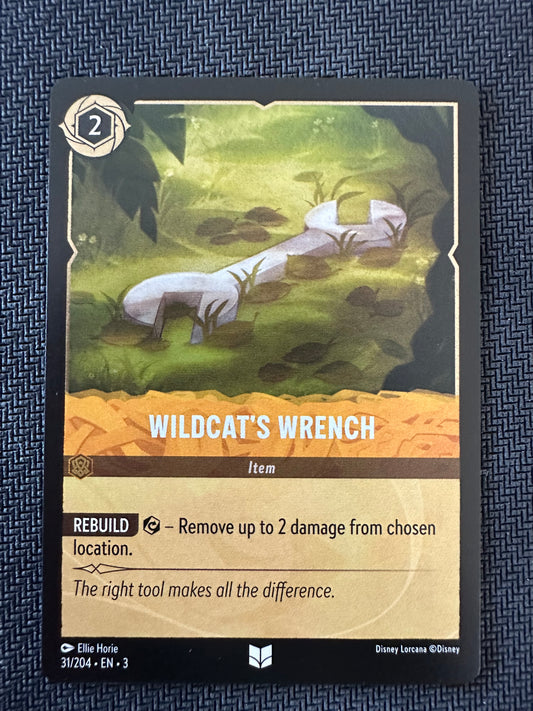 #31 Wildcat's Wrench Disney Lorcana Into the Inklands