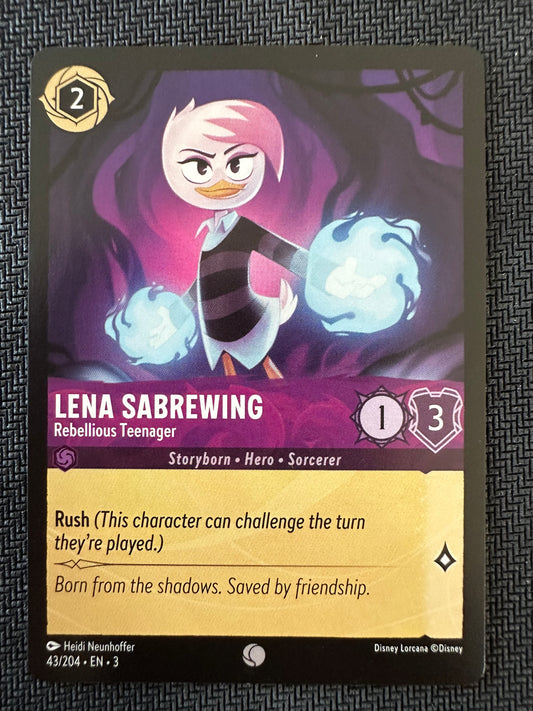 #43 Lena Sabrewing Disney Lorcana Into the Inklands