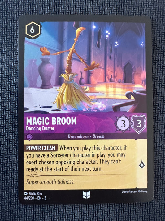 #44 Magic Broom Disney Lorcana Into the Inklands