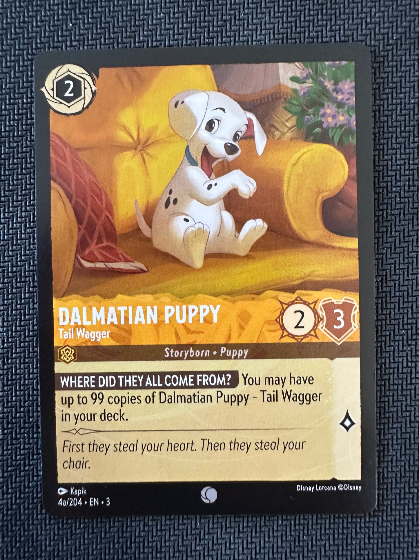 #4a Dalmatian Puppy Disney Lorcana Into the Inklands