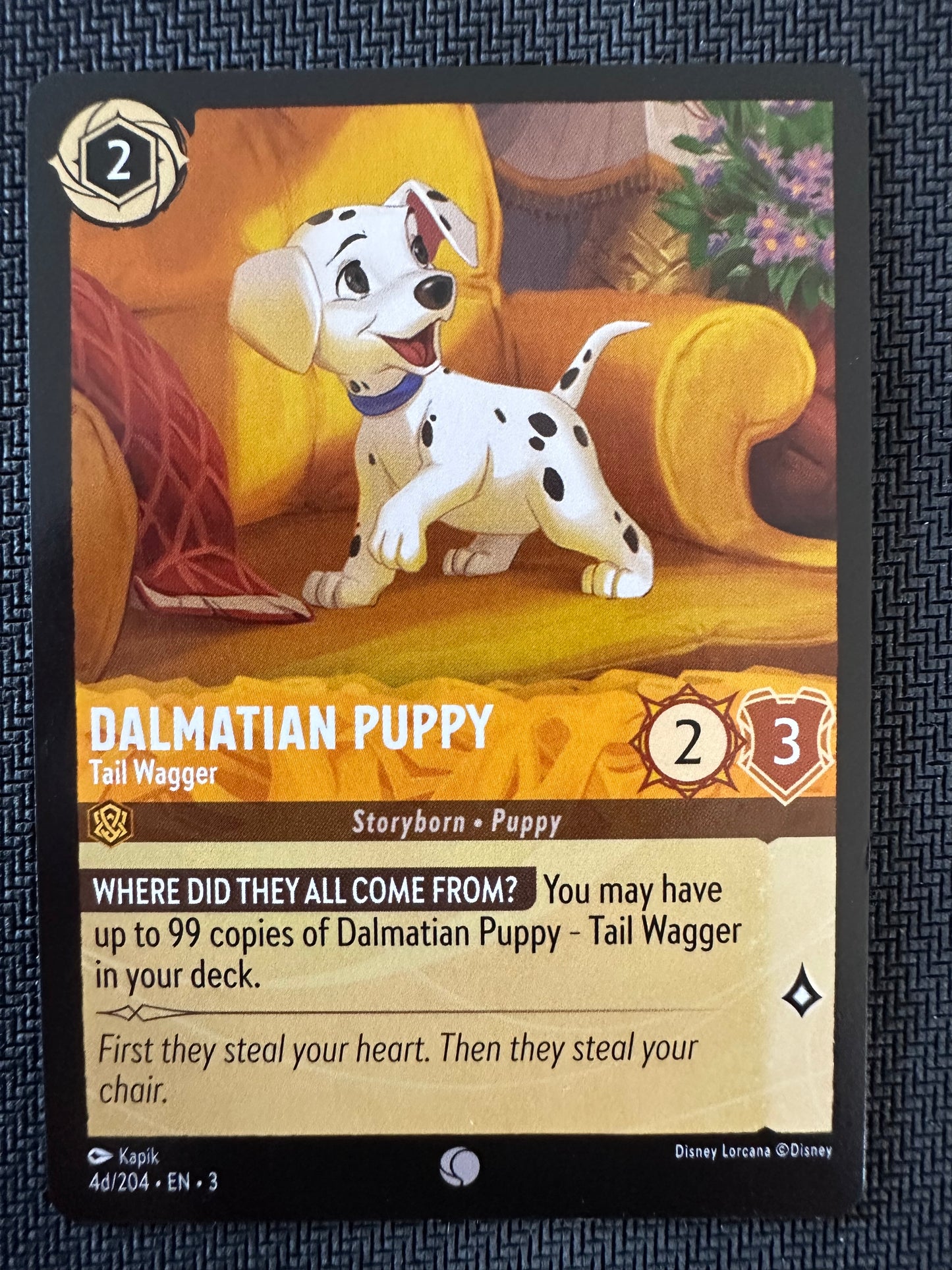 #4d Dalmatian Puppy Disney Lorcana Into the Inklands