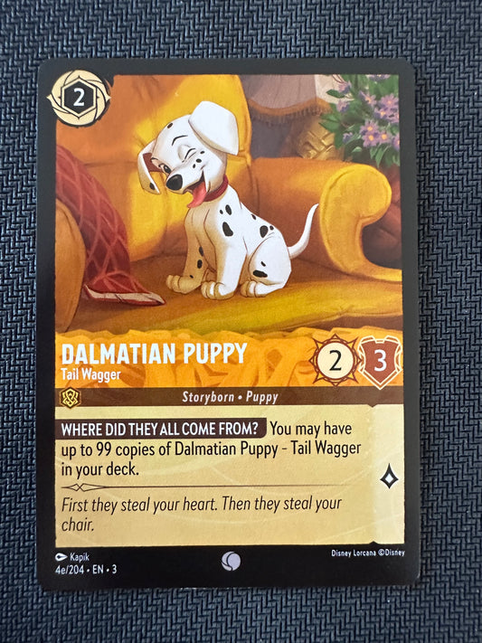 #4e Dalmatian Puppy Disney Lorcana Into the Inklands