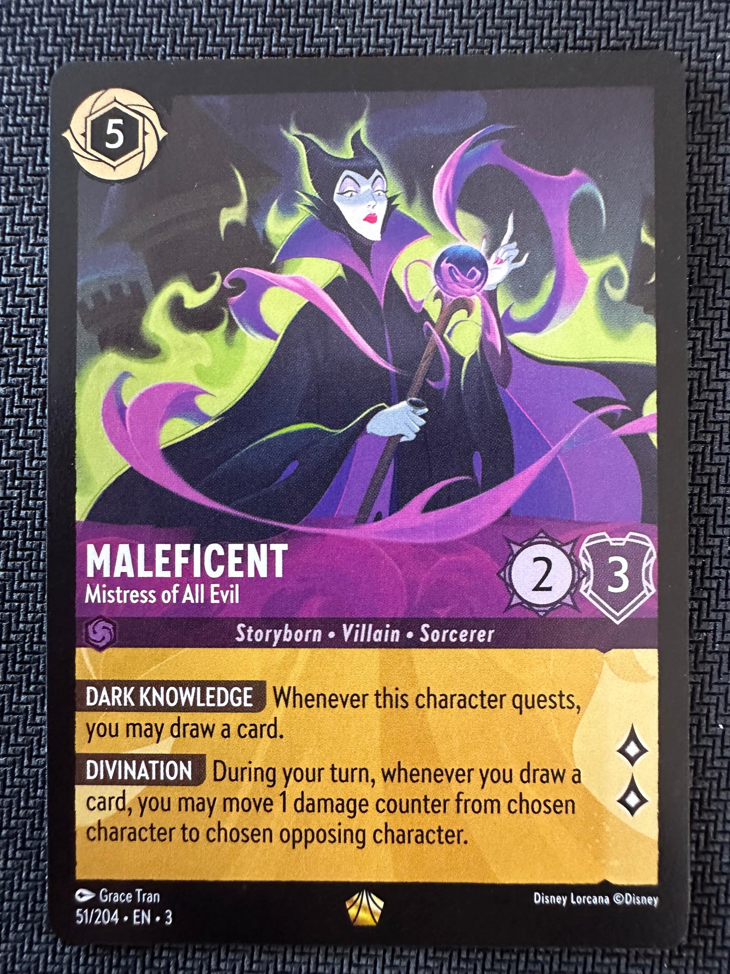 #51 Maleficent Disney Lorcana Into the Inklands