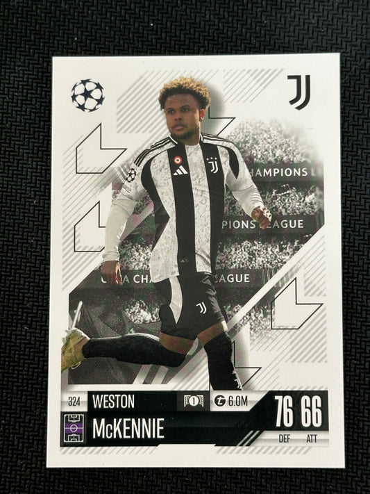 Weston McKennie #324 Match Attax 24/25