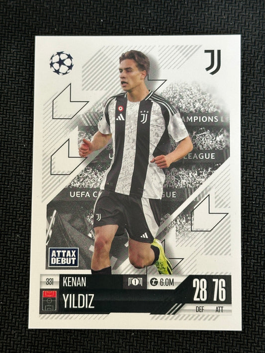 Kenan Yildiz #331 Match Attax 24/25