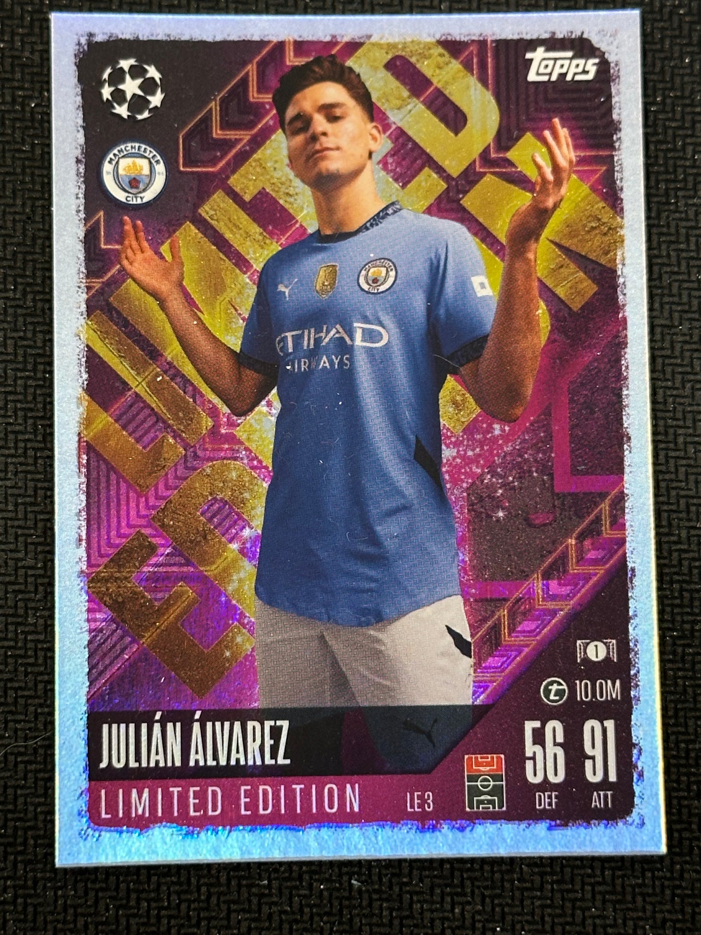 Julian Alvarez #LE3 Match Attax 24/25