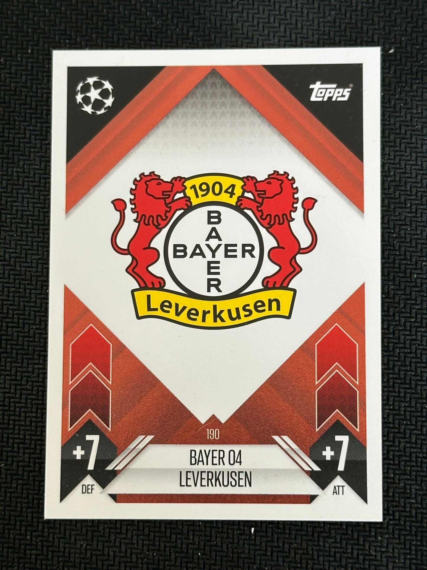 Bayer 04 Leverkusen Team Badge #190 Match Attax 24/25