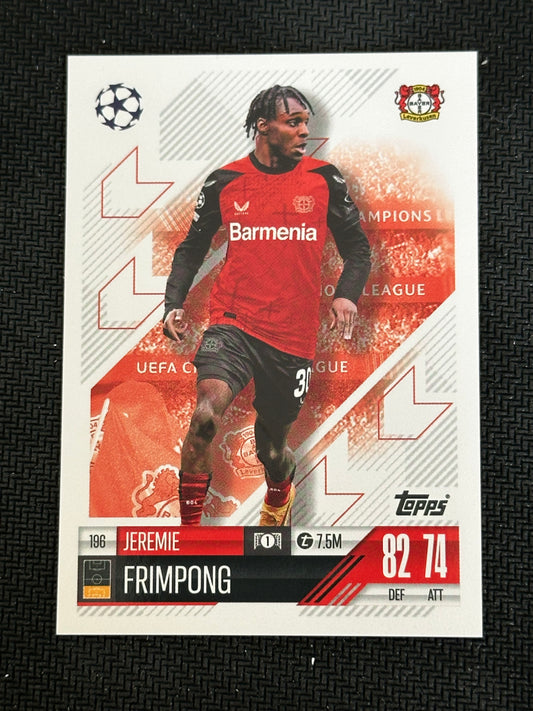 Jeremie Frimpong #196 Match Attax 24/25