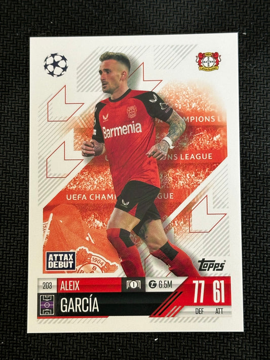 Aleix Garcia #203 Match Attax 24/25