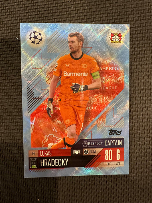 Lukas Hradecky Captain #191 Match Attax 24/25