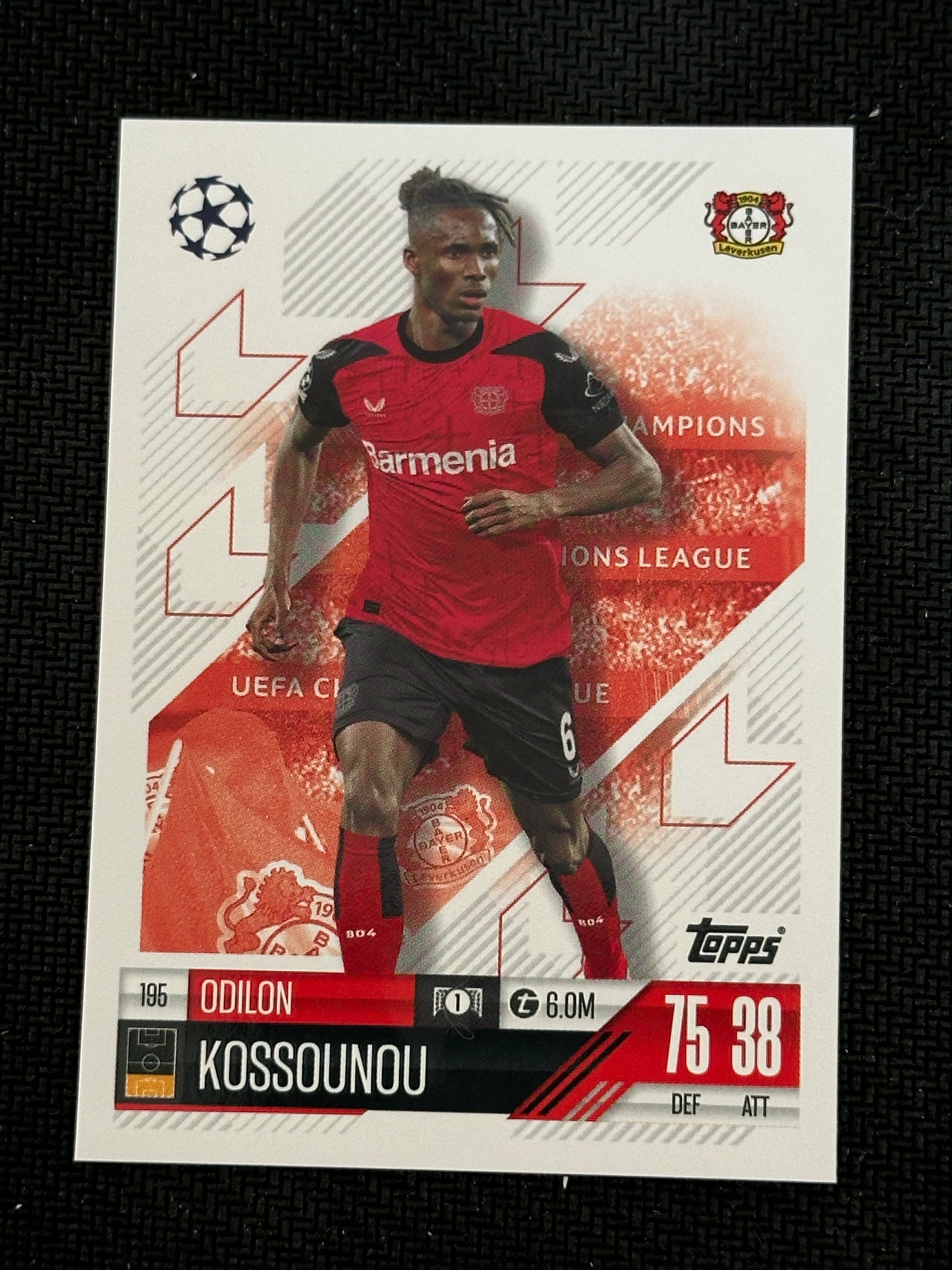 Odilon Kossounou #195 Match Attax 24/25