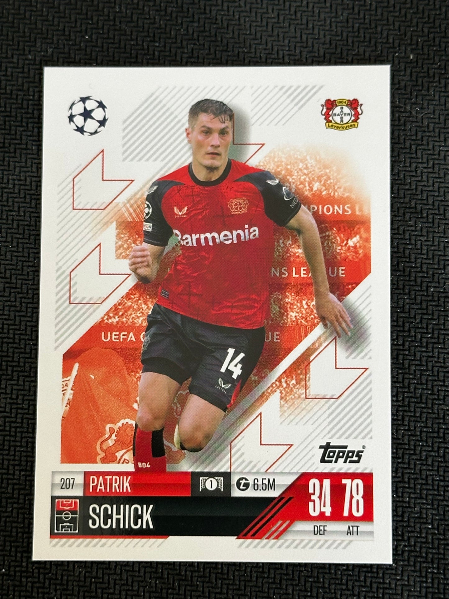 Patrik Schick #207 Match Attax 24/25