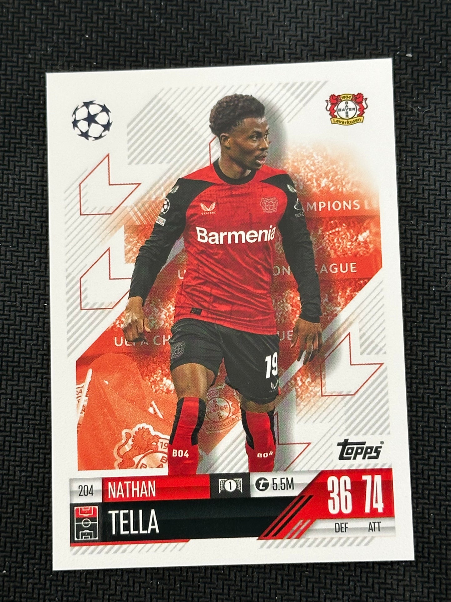 Nathan Tella #204 Match Attax 24/25