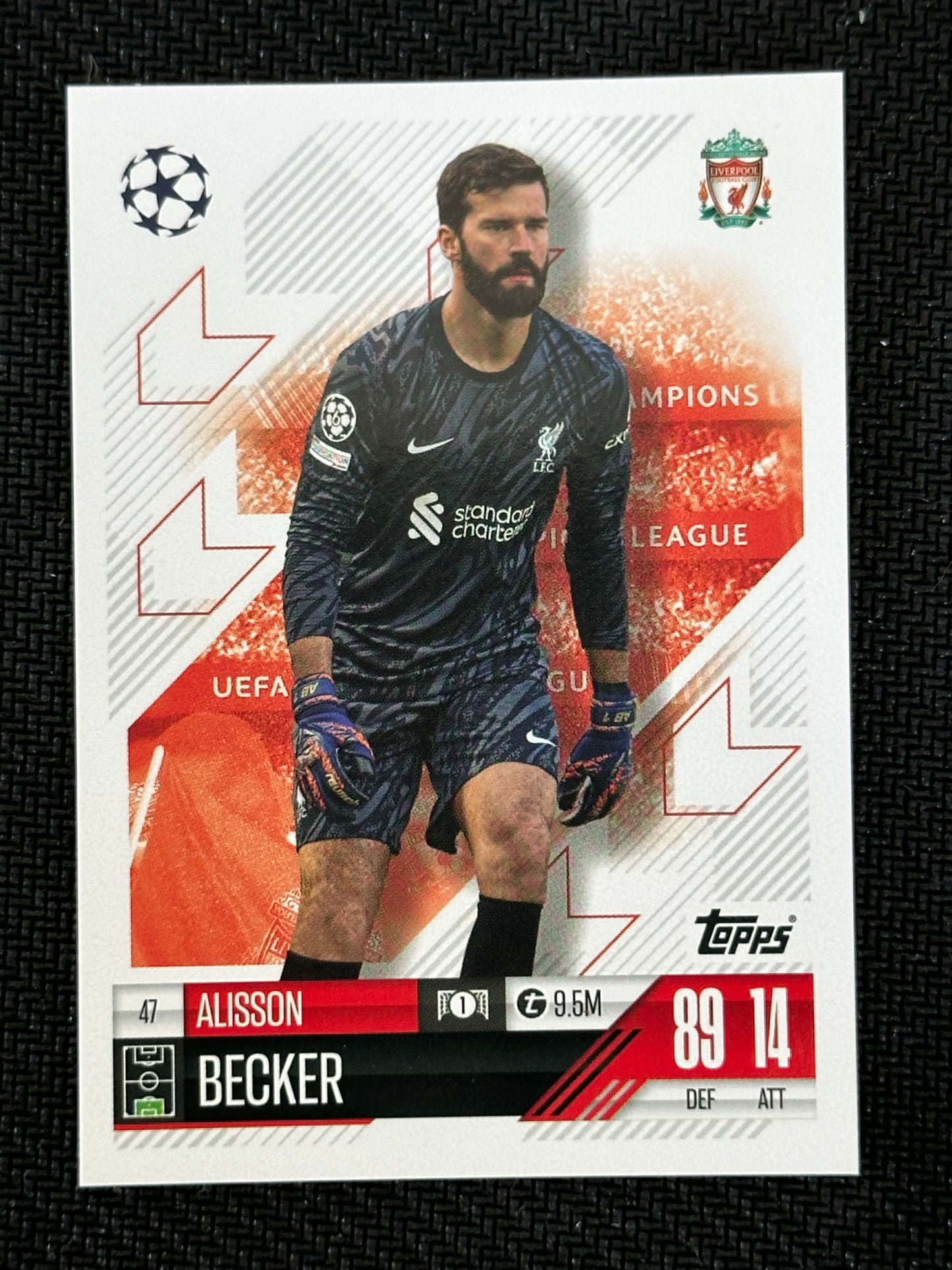 Alisson Becker #47 Match Attax 24/25