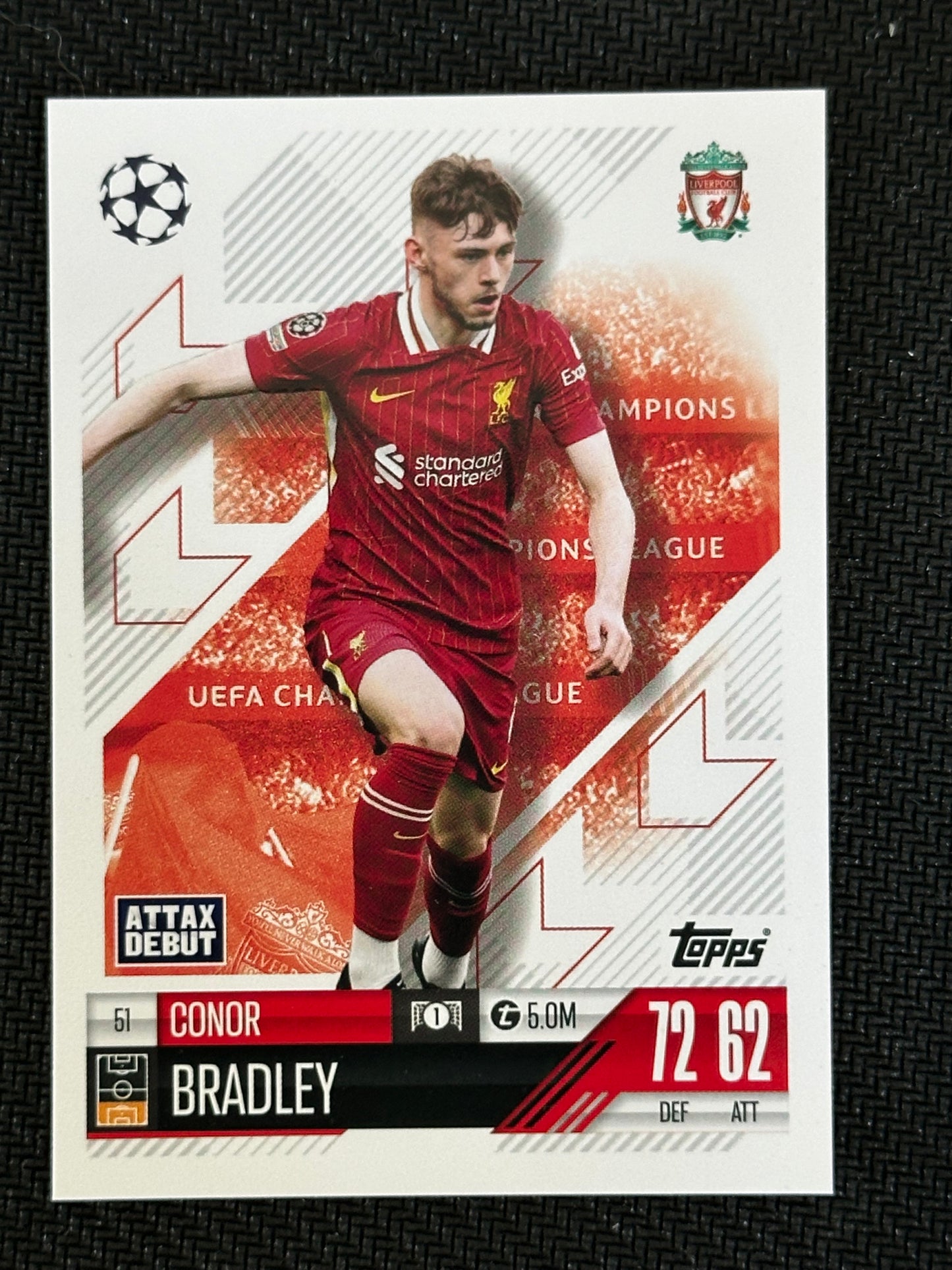 Conor Bradley #51 Match Attax 24/25