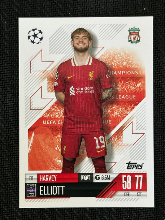 Harvey Elliott #58 Match Attax 24/25