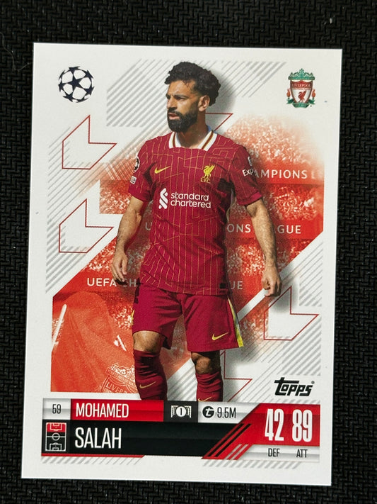 Mohamed Salah #59 Match Attax 24/25