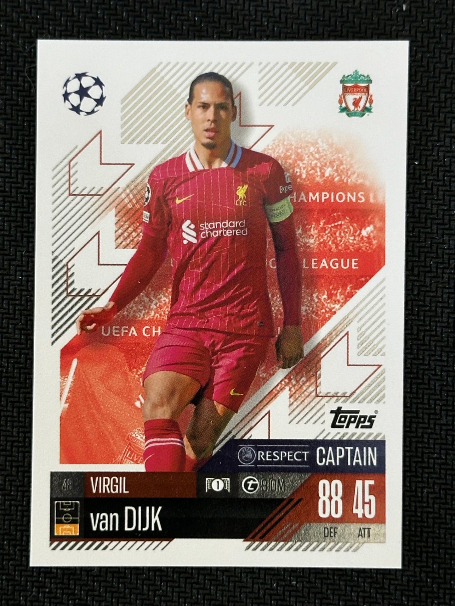 Virgil van Dijk #48 Match Attax 24/25