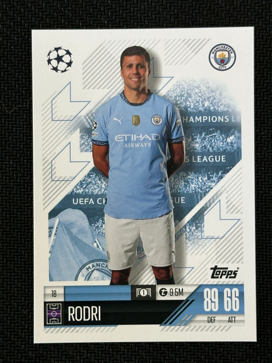 Rodri #18 Match Attax 24/25