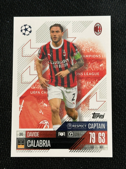 Davide Calabria #310 Match Attax 24/25