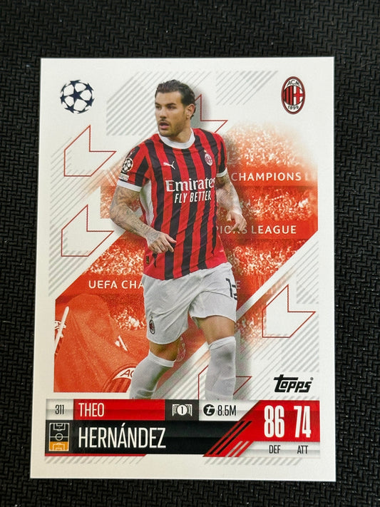 Theo Hernandez #311 Match Attax 24/25