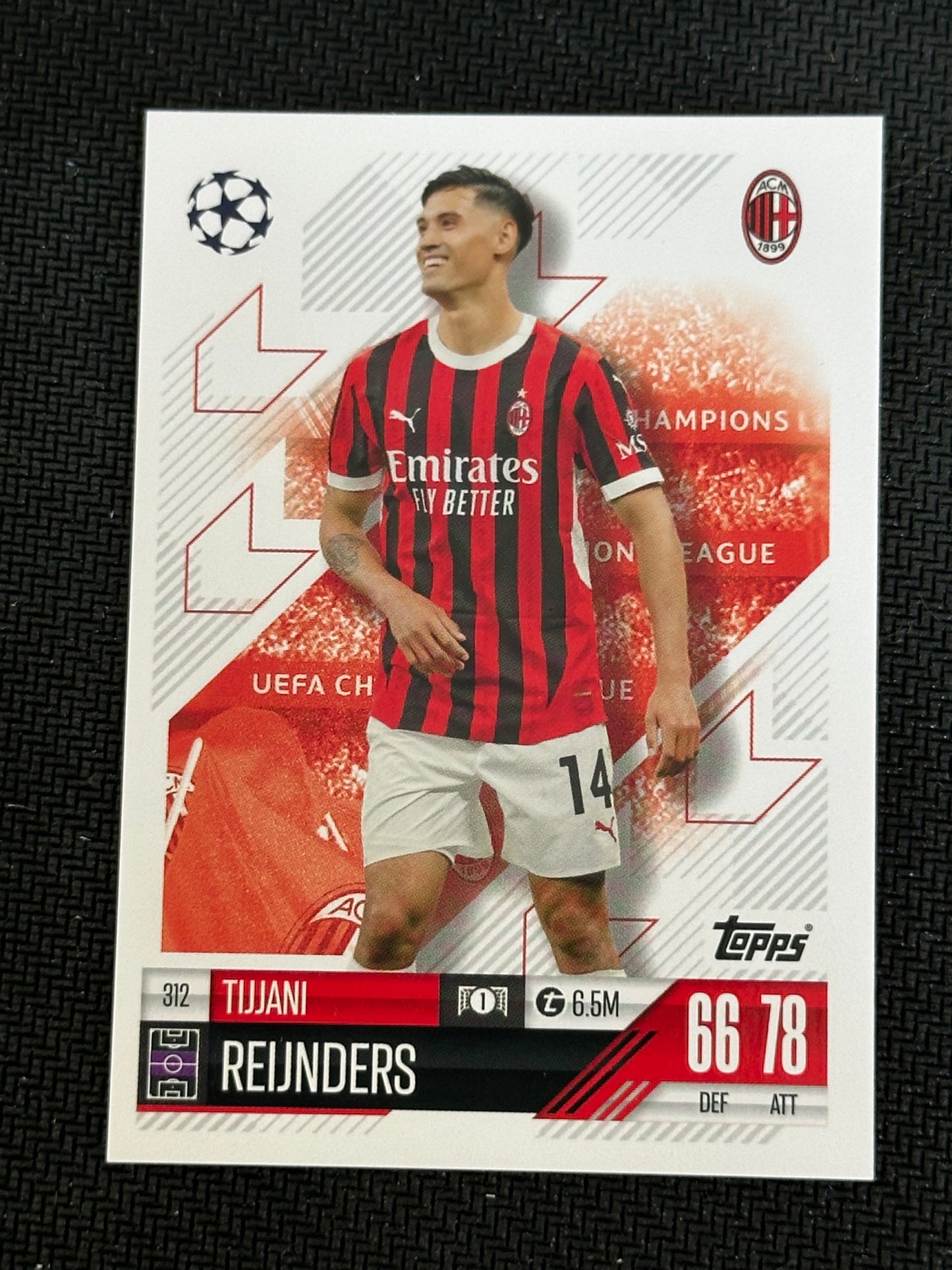 Tijjani Reijnders #312 Match Attax 24/25