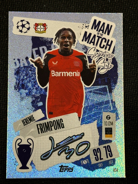 Jeremie Frimpong #404 Match Attax 24/25