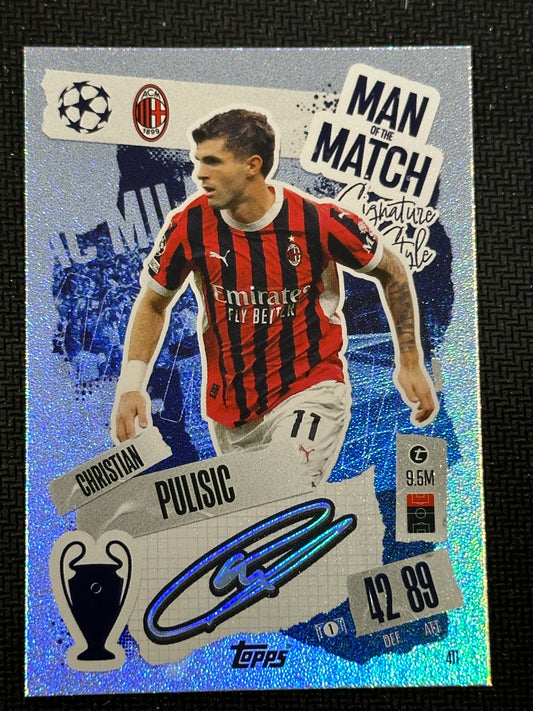 Christian Pulisic #411 Match Attax 24/25