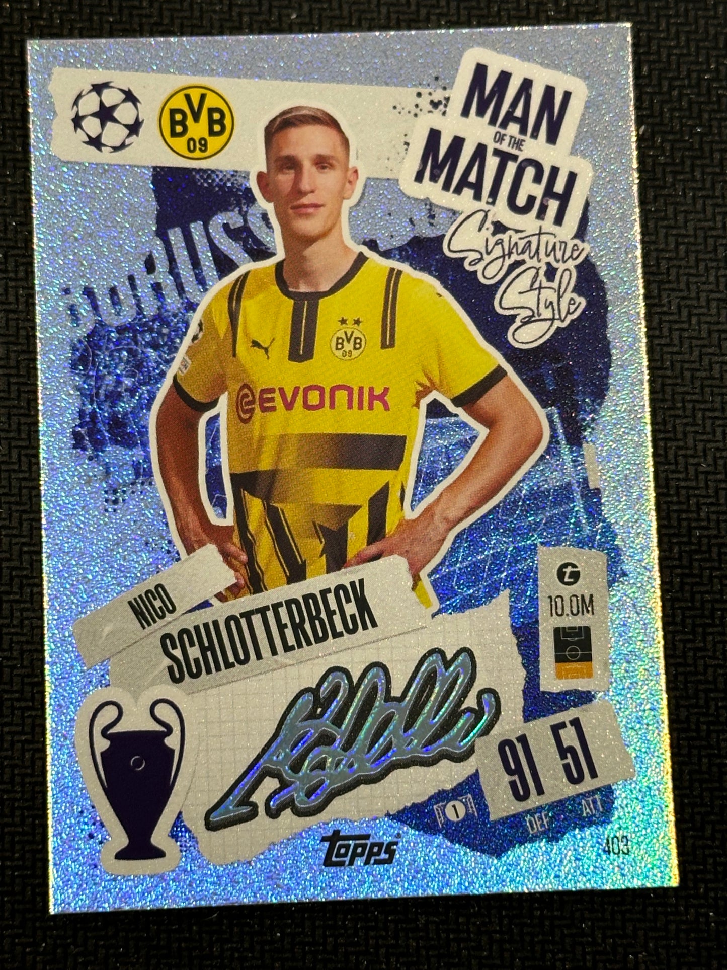 Nico Schlotterbeck #403 Match Attax 24/25